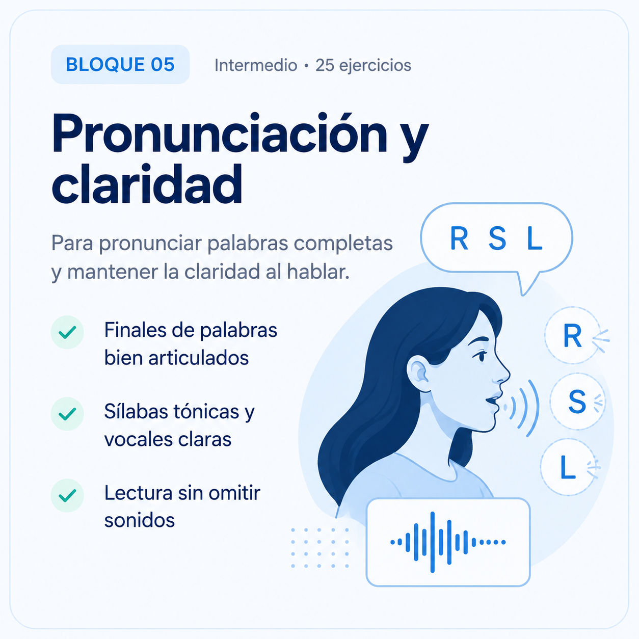 Pronunciación y claridad